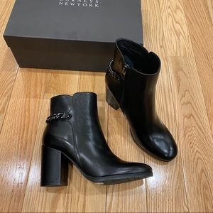 Barneys New York Chain Embellished Ankle Boots